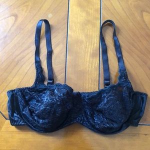 Olga Black Lace Bra